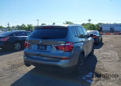 2017 BMW X3 xDrive28I from USA, damaged, VIN 5UXWX9C33H0W76937